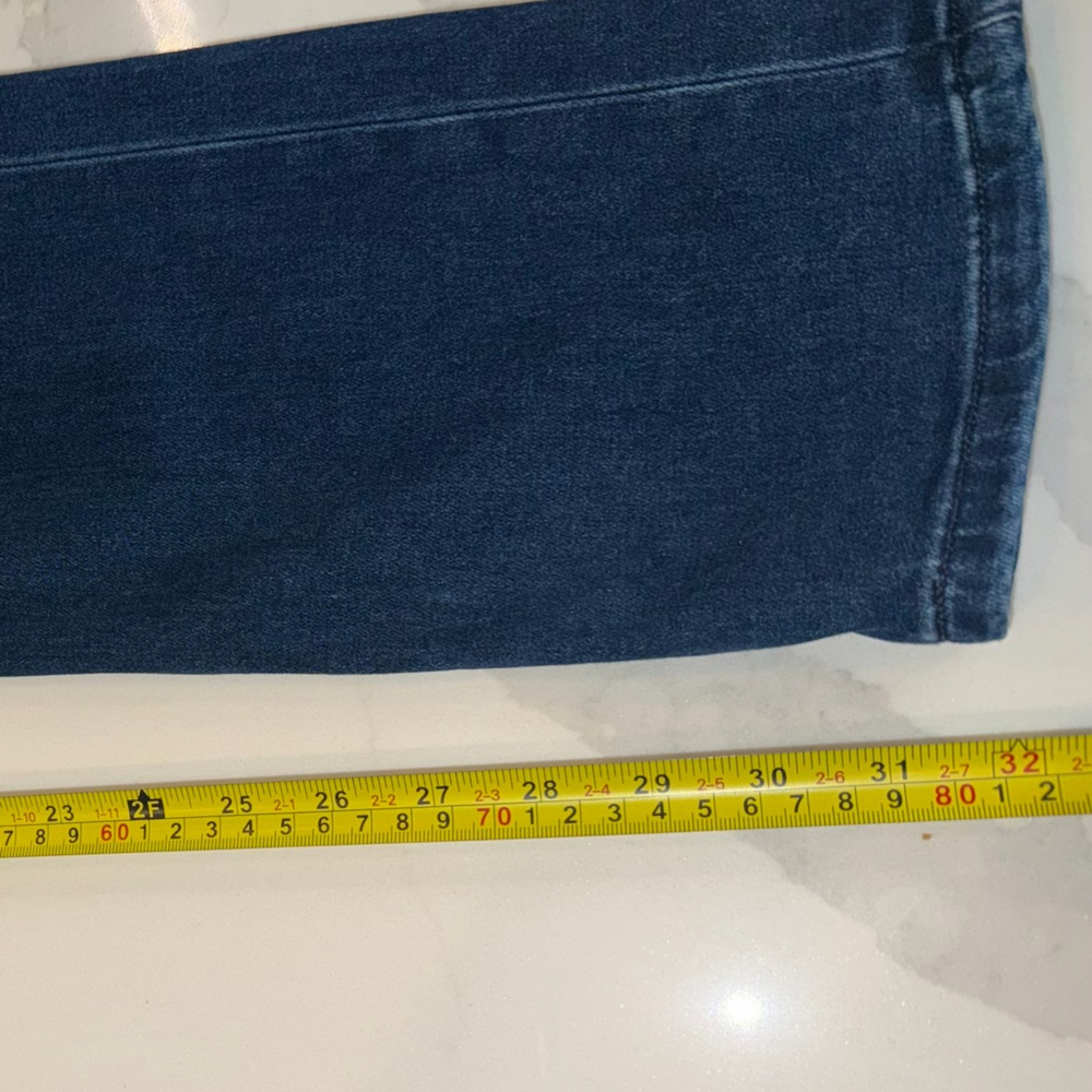 PAIGE Lennox Slim Fit Jeans Mens 34 Dark Wash Stretch Denim - Picture 4 of 8